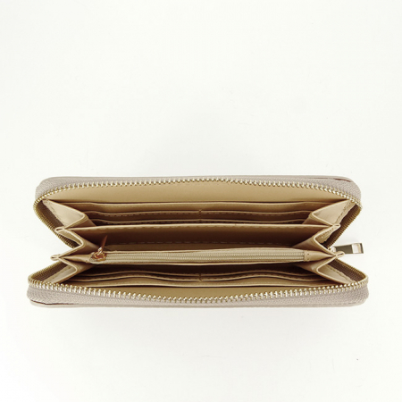 Bézs valódi bőr pénztárca 8954 07 [5]