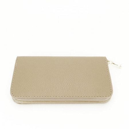 Bézs valódi bőr pénztárca 8954 07 [4]