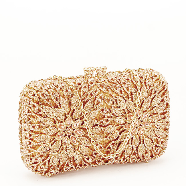 Clutch elegant Premium B-ME-1134 06 Auriu