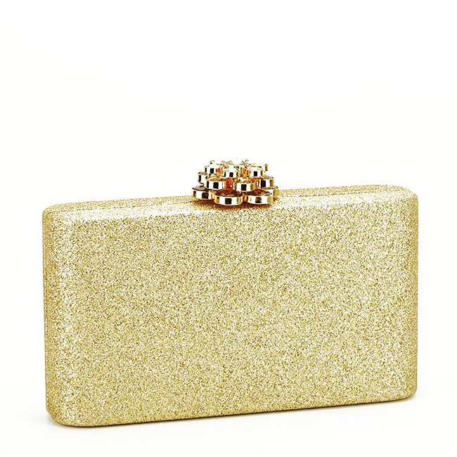 Clutch elegant B-BME-1069 06 Auriu Auriu