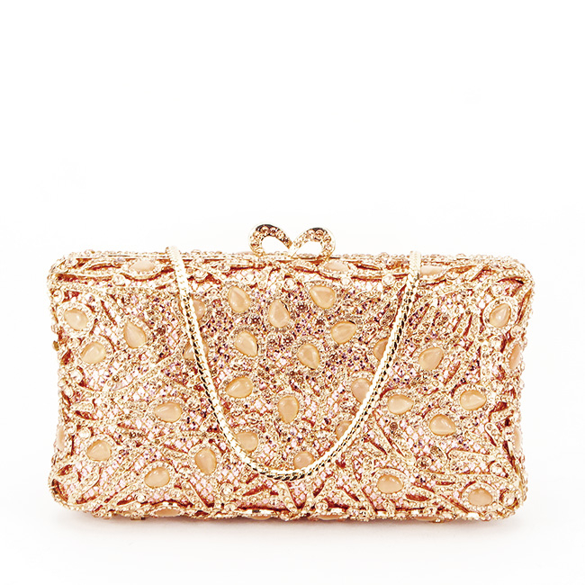 Clutch elegant Premium B-D7-5 06 Auriu rose Auriu rose