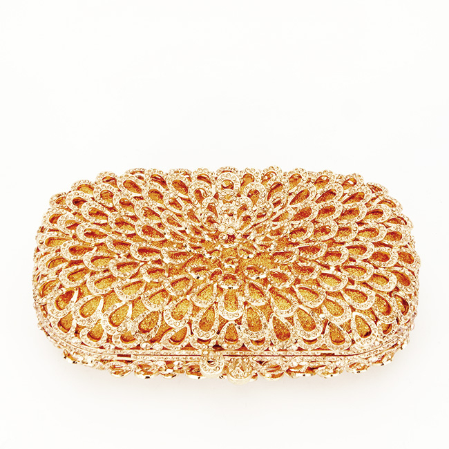 Clutch elegant Premium B-ME-1132 06 Auriu rose Auriu rose