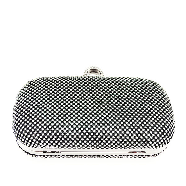 Geanta clutch cu pietricele B-BFL-1061 05 negru Negru