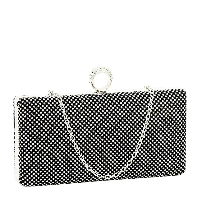 Clutch elegant B-BFL-1063 06 Negru Negru