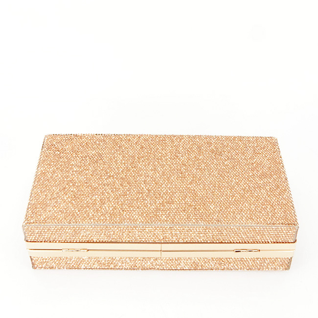 Clutch elegant B-BRS-5052 05 Champange Auriu