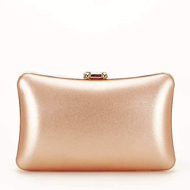 Clutch elegant B-BME-600 05 Champagne Auriu rose
