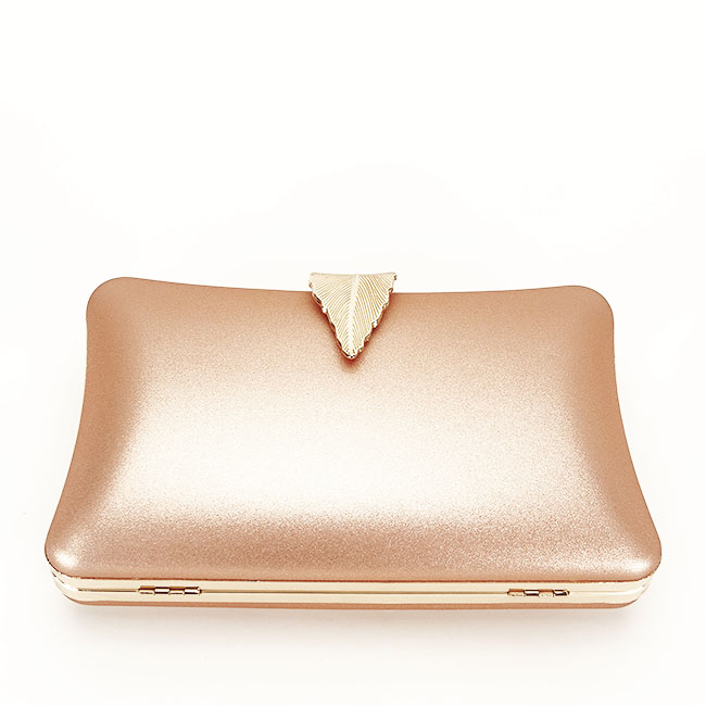 Clutch elegant B-BME-600 05 Champagne Auriu rose