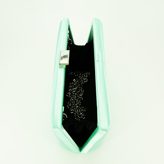 Clutch elegant B-DYX3335-2 05, 12.5x18.5x8.5, Verde menta Verde