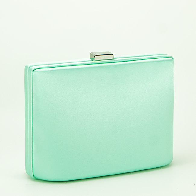 Clutch elegant B-DYX3335-2 05, 12.5x18.5x8.5, Verde menta Verde