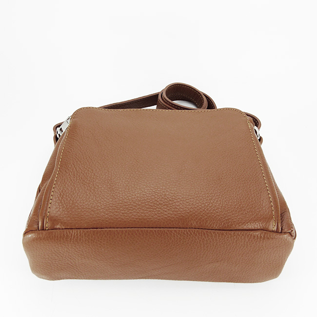 Geanta crossbody din piele naturala B-8981 124 Camel Camel