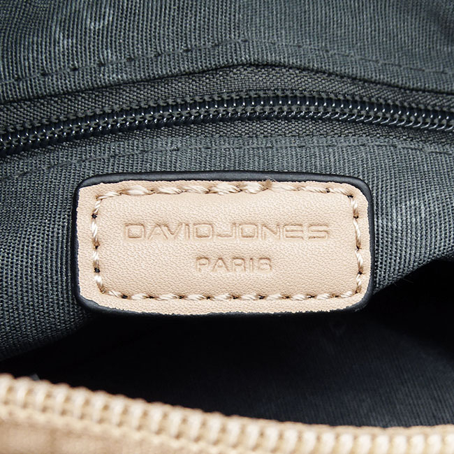 Geanta dama David Jones cu logo B-CM6120A 14 Bej Bej