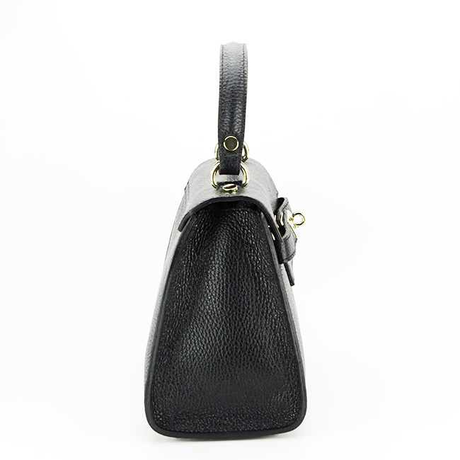 Geanta dama din piele naturala B-8949 121 Negru Negru
