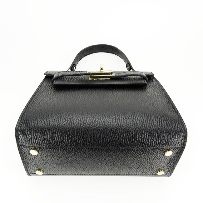 Geanta dama din piele naturala B-8949 121 Negru Negru