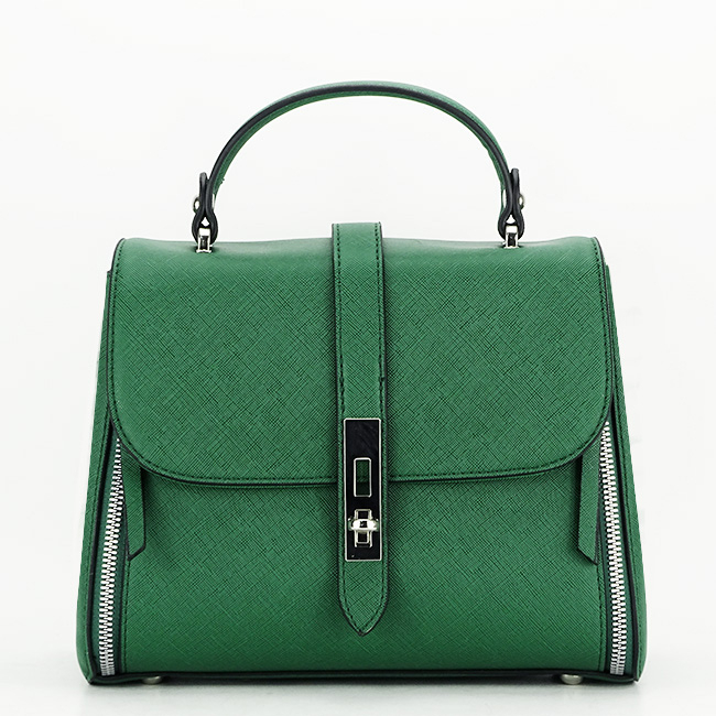 Geanta mica FLORACo Paris verde B-F2599 15 Verde