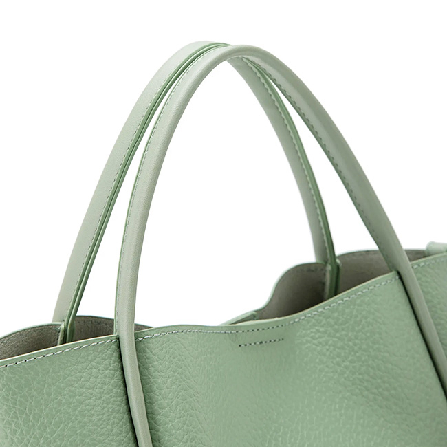 Geanta cu borseta detasabila B-6718-2 15 verde Verde