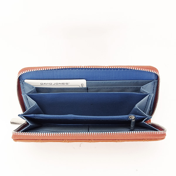 Portofel dama David Jones B-P097-510 07 Cognac Maro Cognac