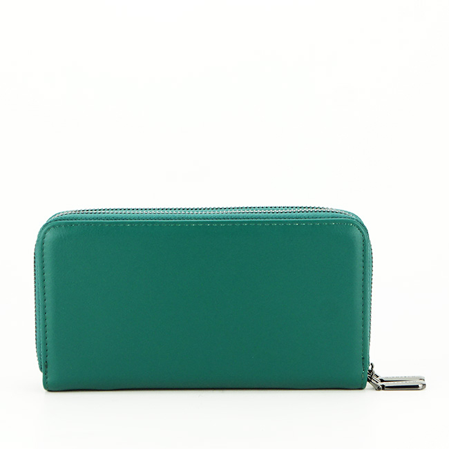 Portofel dublu de dama, B-DFX3290-3 07 Verde smarald Verde
