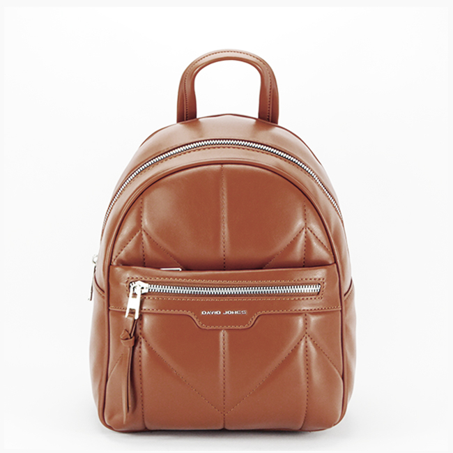 Rucsac dama casual B-6860-3 16 Cognac Maro Cognac