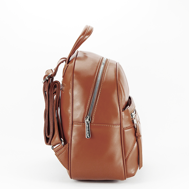 Rucsac dama casual B-6860-3 16 Cognac Maro Cognac