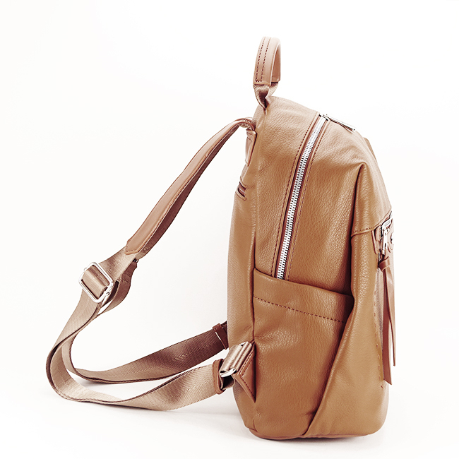 Rucsac casual David Jones B-6603-3 18 Cognac Maro Cognac