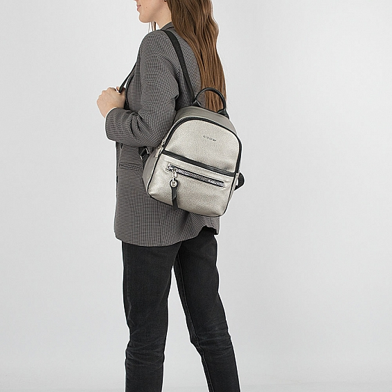 Rucsac dama David Jones cu pantandiv B-6704-4 18 Roz Roz