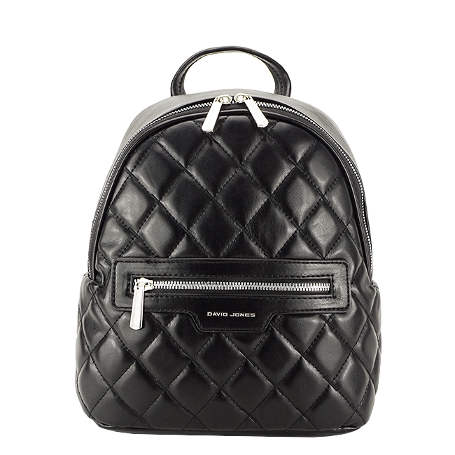 Rucsac dama cu aspect matlasat B-6740-4 119 Negru Negru