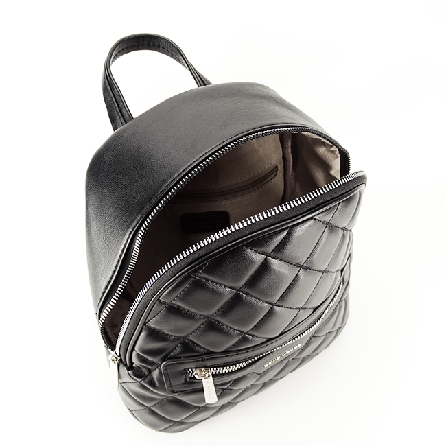 Rucsac dama cu aspect matlasat B-6740-4 119 Negru Negru
