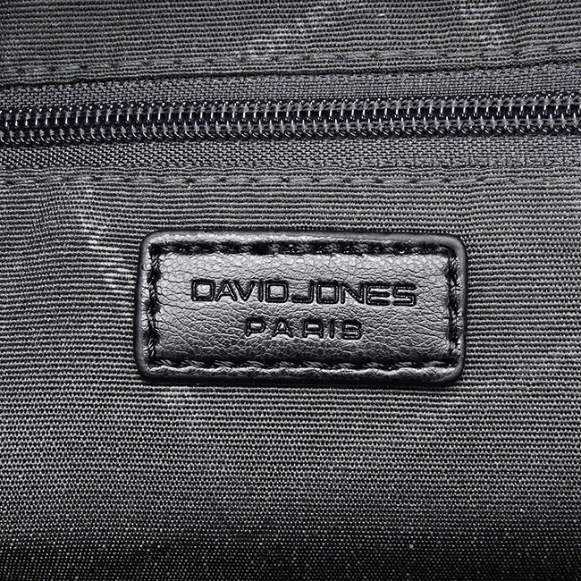Rucsac David Jones cu imprimeu B-6824-2 119 negru Negru