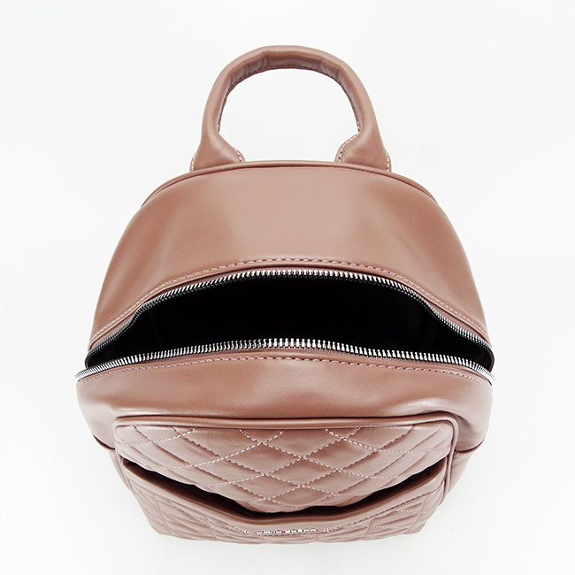 Rucsac David Jones cu imprimeu B-6824-2 119 Roz plamaniu Roz
