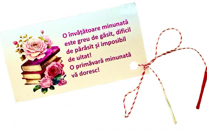 Martisoare magnet pentru învățătoare [1]