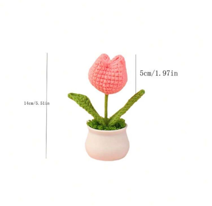 Lalea croșetată care zâmbește primăverii! [3]