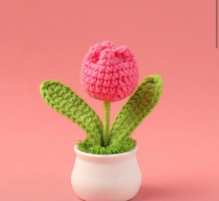 Lalea croșetată care zâmbește primăverii! [2]