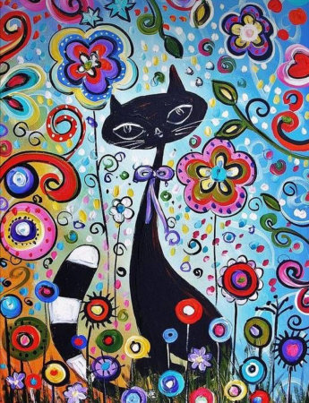 Magneti personalizati - Magnet / Martisor Pisica 10 x 7 cm