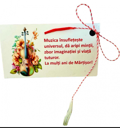 Martisoare - Martisor magnet pentru profesoara de muzica