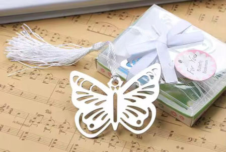 Portofoliu evenimente - Mărturie Semn de Carte „Fluture” – Eleganță în Zbor
