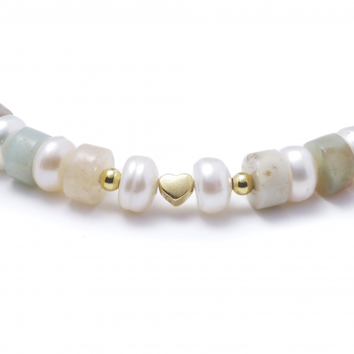 Brățară Gold Heart Amazonite [2]