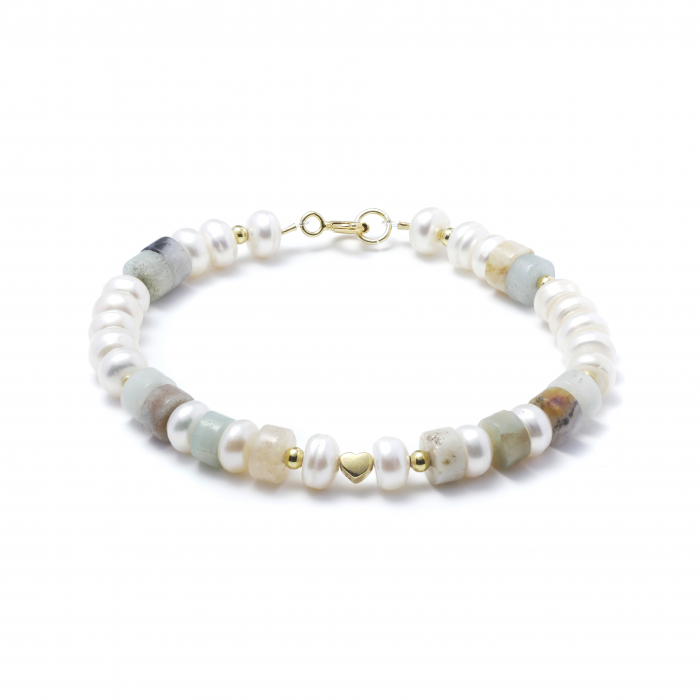 Brățară Gold Heart Amazonite [1]