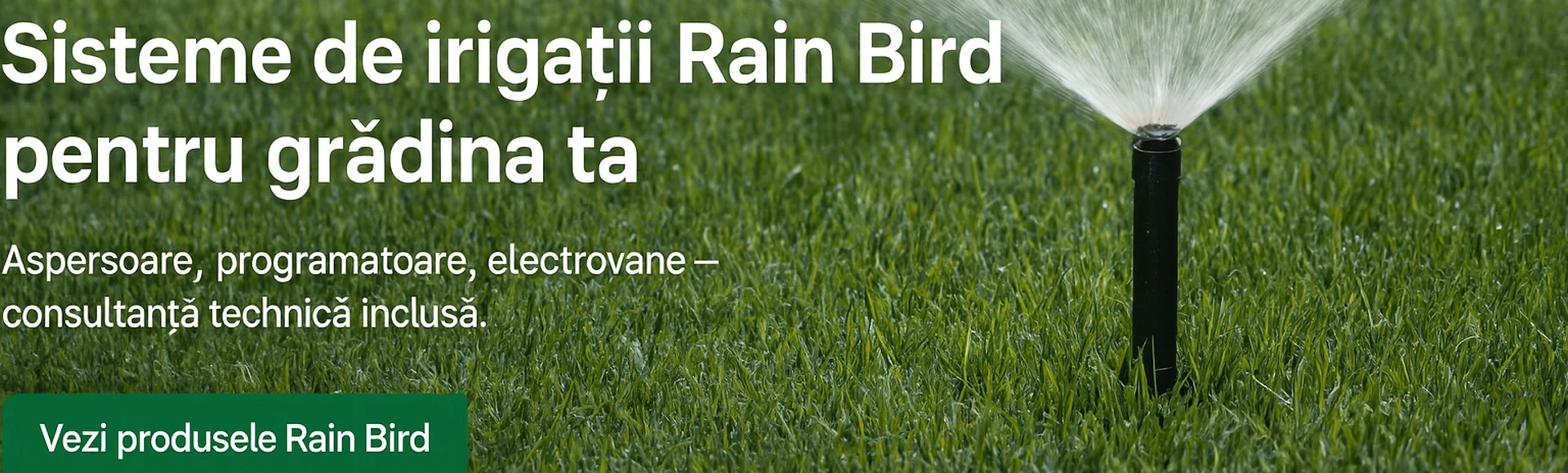 Sisteme de irigații Rain Bird complete