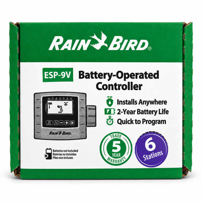 Programator irigații Rain Bird ESP-9V, 6 zone, pe baterie 9V [2]