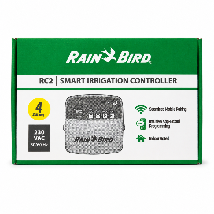 Programator irigații Rain Bird RC2 4i WiFi, 4 zone, interior, 24V [2]