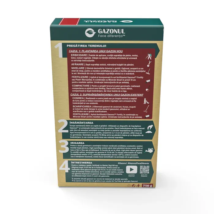 seminte gazon practic regenerare rapida 750g 60-80mp solaris garden [3]
