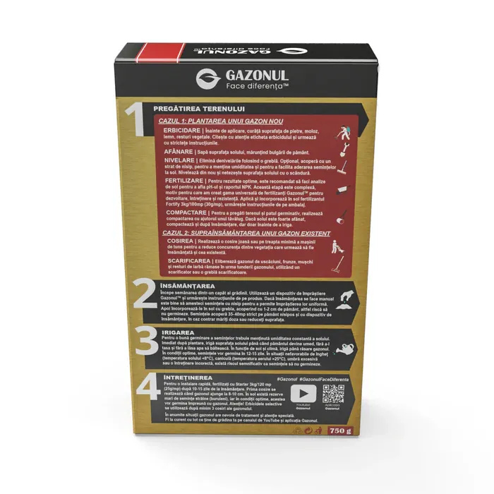 seminte gazon premium 750g solaris garden peluza verde intens [3]