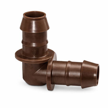 Irigații prin picurare - Cot picurare 17 mm Rain Bird – conector unghi 90 grade pentru tub irigații