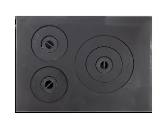 Plite din fonta și accesorii - Plită fontă 3 ochiuri 645x470 mm pentru sobe tradiționale Solaris Garden
