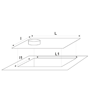 Plita fonta cu gât burlan 395mm x 170 mm [1]