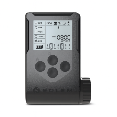 Programatoare irigatii pe baterii 9V - Programator irigații Solem WooBee Bluetooth – Dual LCD + taste tactile