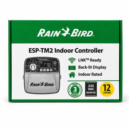 Programator irigații Rain Bird ESP-TM2, 12 zone, montaj interior [1]