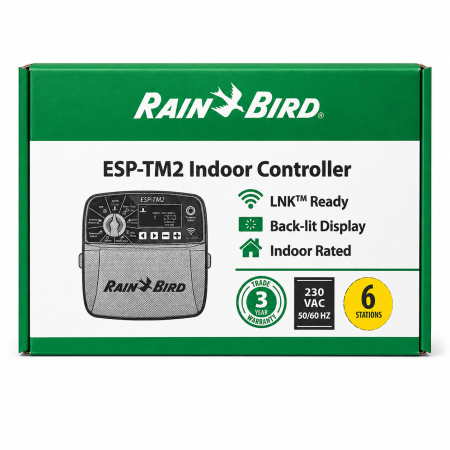 Programator irigații Rain Bird ESP-TM2, 6 zone, montaj interior [1]