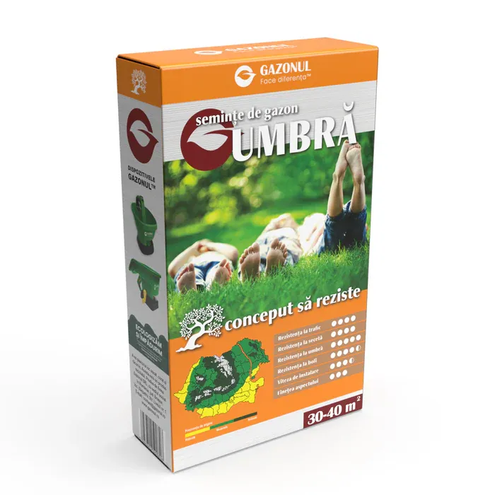Semințe gazon - seminte gazon umbra 750g solaris garden zone umbrite