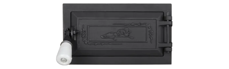 Uși seminee și cuptoare - ușă cenușar sobă economică din fontă 250x140 mm